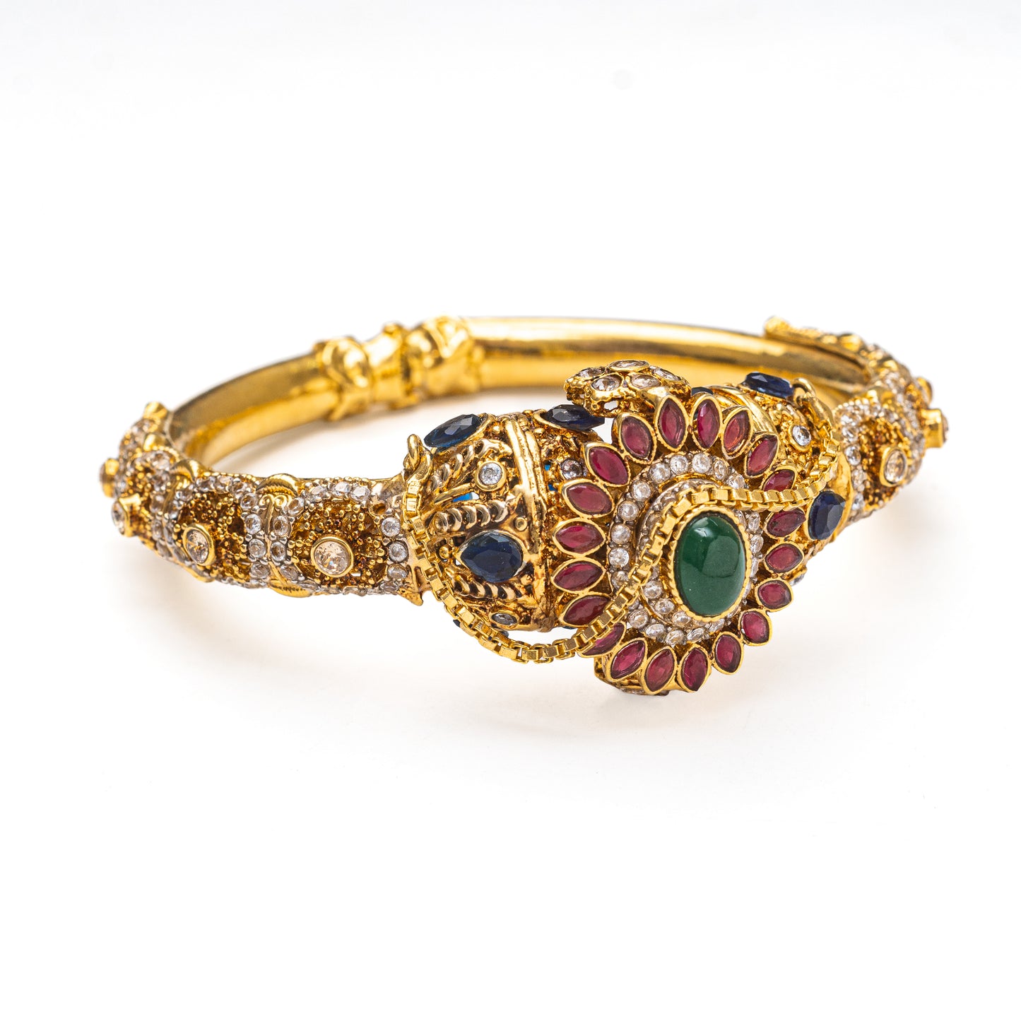 Emerald Multi Bangle | Khalis Jewellery