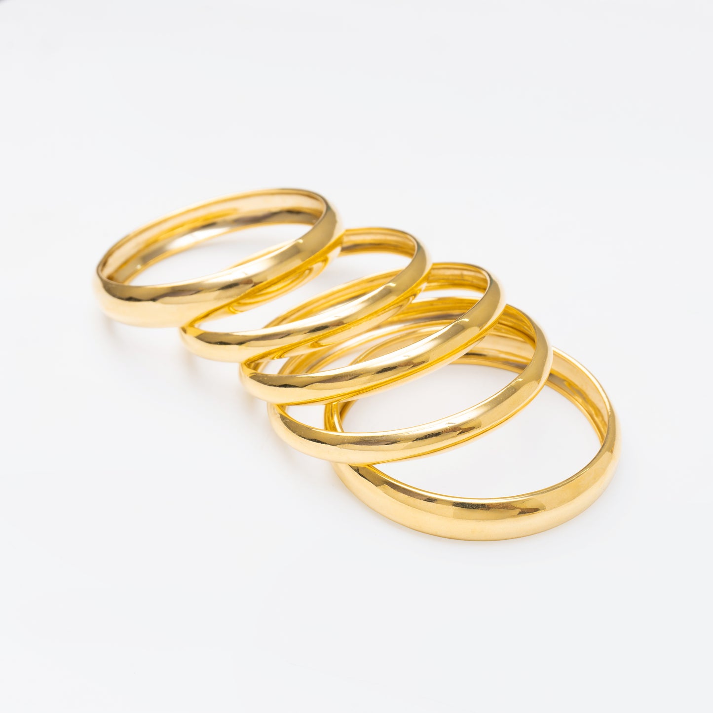 Matte Golden Bangles| Khalis Jewellery