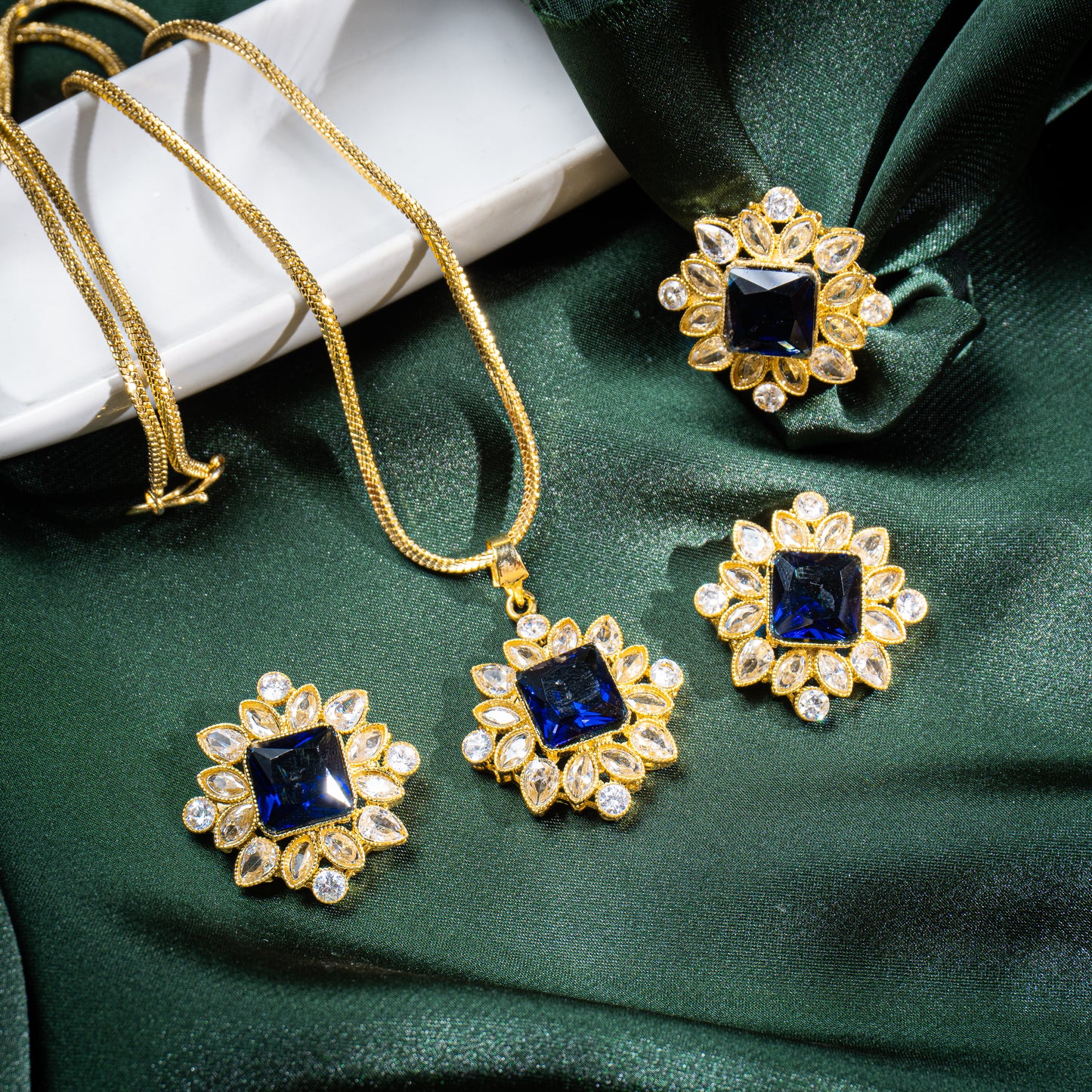 SAPPHIRE SET | Khalis Jewellery