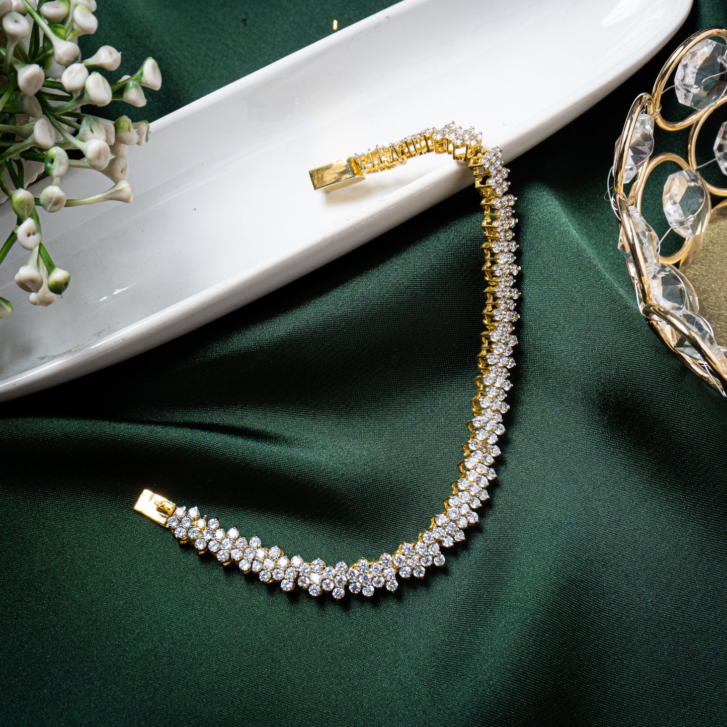 ZIRCONIAN BANGLE Bracelet | Khalis Jewellery