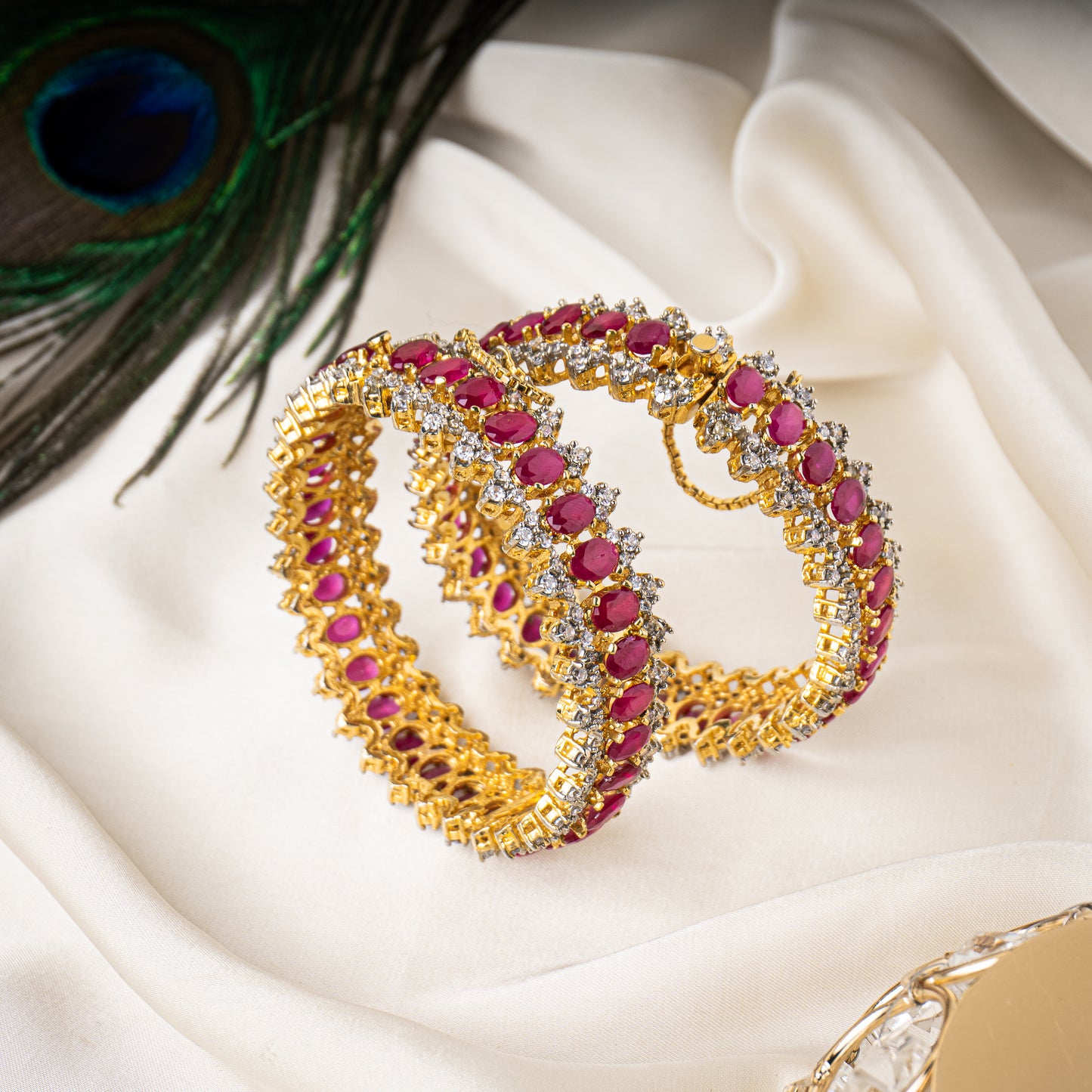 Ruby Bangle | Khalis Jewellery