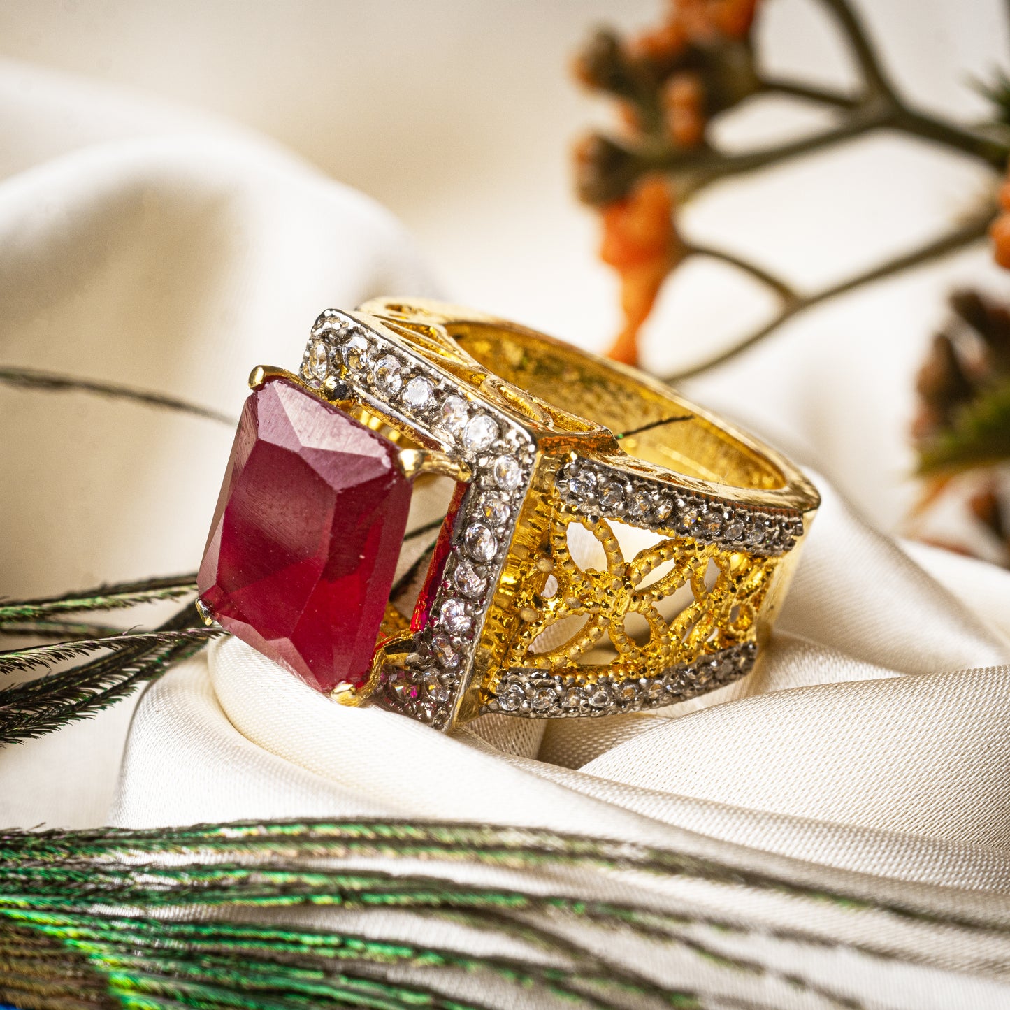 Ruby Ring | Khalis Jewellery
