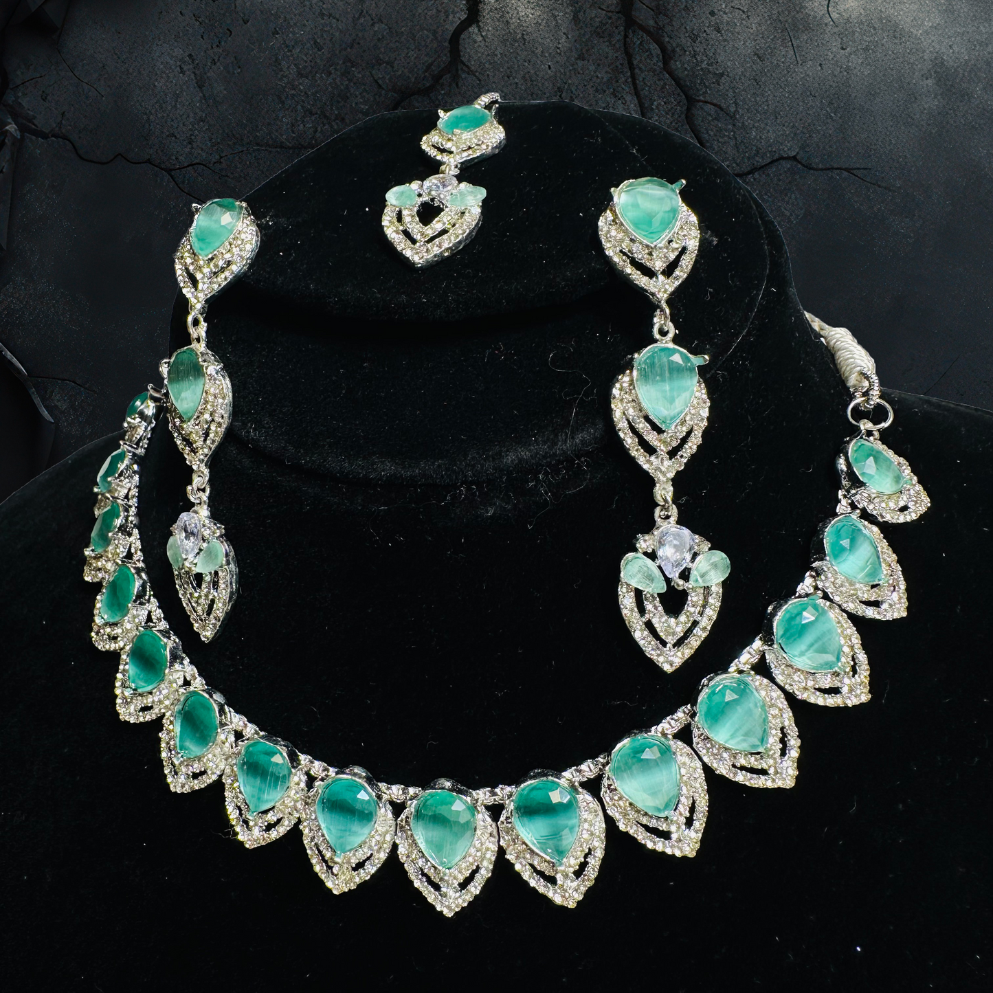 Royal Silver Bridal Set