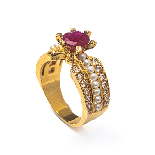 Gem Chetam Ring | Khalis Jewellery