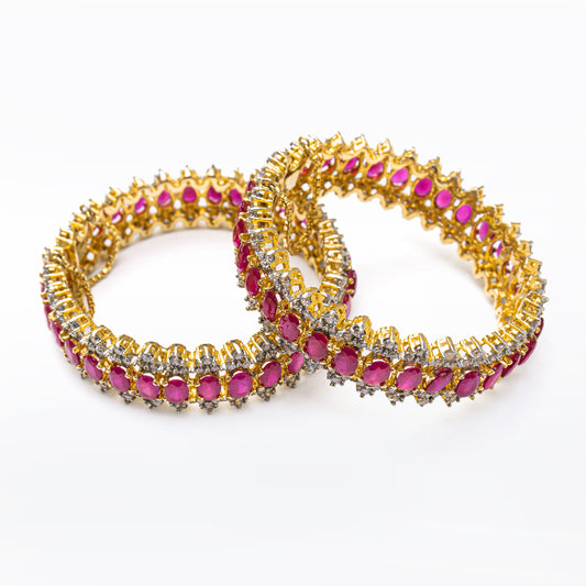 Ruby Bangle | Khalis Jewellery