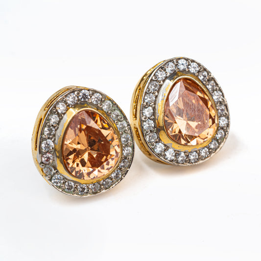 CHAMPIGN STUDS EARRING | KHALIS JEWELLLERY