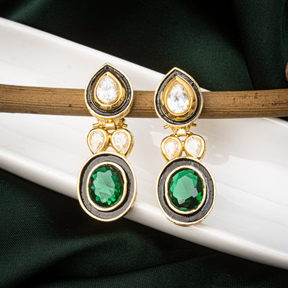 EMERALD EARRINGS | Khalis Jewellery