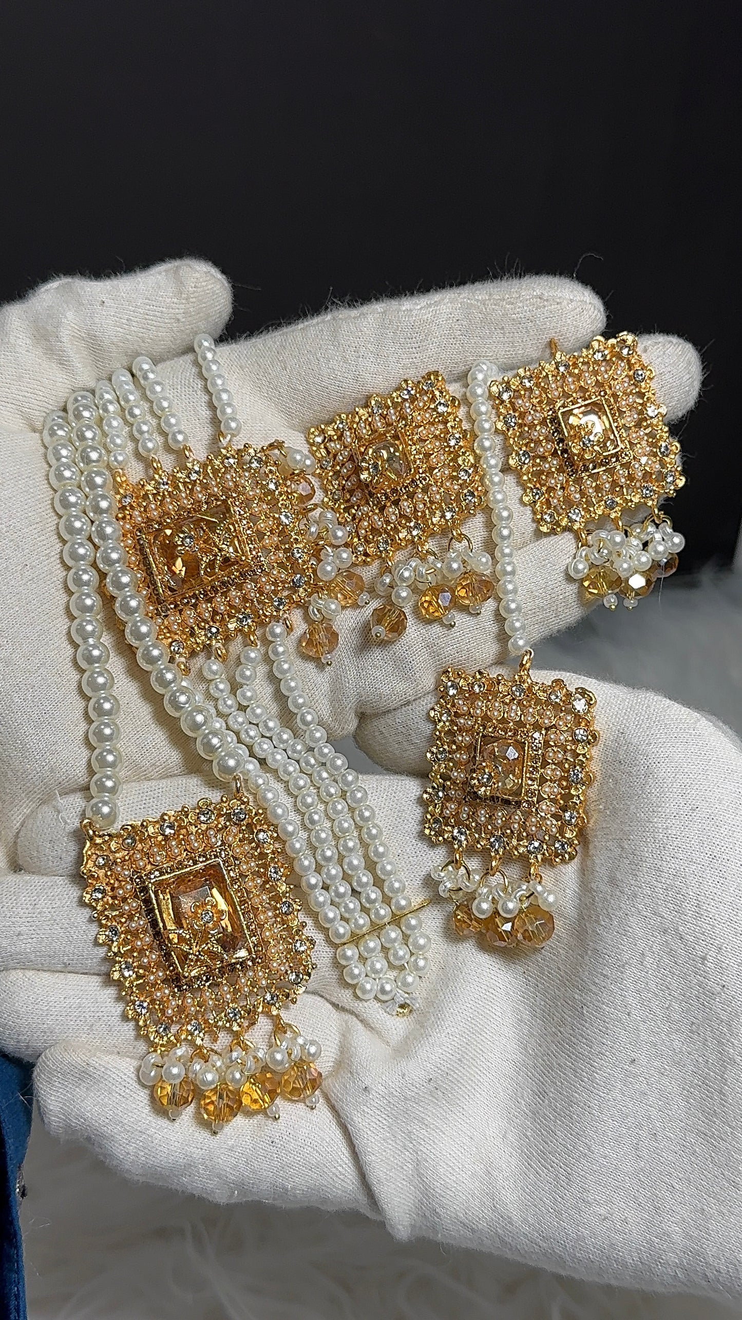 Classy Choker Set with Mala & Tikka